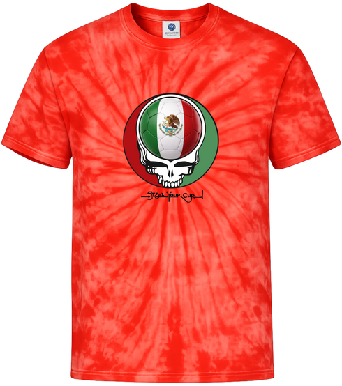 Mexico FIFA World Cup Stealie Tie-Dye T-Shirt