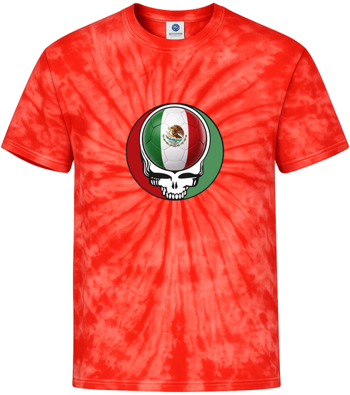 Mexico FIFA World Cup Stealie Tie-Dye T-Shirt