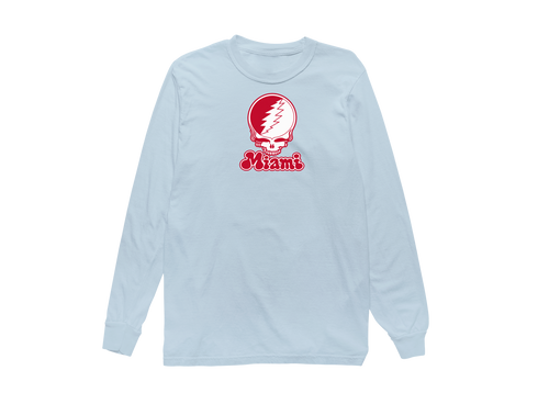 Miami Stealie Premium Unisex Long-Sleeve — Design: Miami University — Chambray