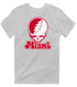 Miami Stealie Premium Unisex T-Shirt — Design: Miami University — Sport Grey