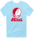 Miami Stealie Premium Unisex T-Shirt — Design: Miami University — Light Blue