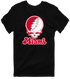 Miami Stealie Premium Unisex T-Shirt — Design: Miami University — Black