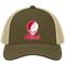 Miami Stealie Premium Unisex Trucker Cap — Design: Miami University — Moss/Khaki