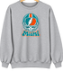 Miami Helmet Stealie Premium Unisex Crewneck — Miami Dolphins — Sport Grey