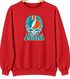 Miami Helmet Stealie Premium Unisex Crewneck — Miami Dolphins — Red