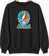 Miami Helmet Stealie Premium Unisex Crewneck — Miami Dolphins — Black