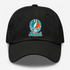 Miami Helmet Stealie Premium Unisex Dad Hat — Miami Dolphins — Black