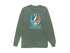 Miami Helmet Stealie Premium Unisex Long-Sleeve — Miami Dolphins — Light Green