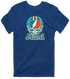 Miami Helmet Stealie Premium Unisex T-Shirt — Miami Dolphins — Navy