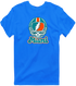 Miami Helmet Stealie Premium Unisex T-Shirt — Miami Dolphins — Royal