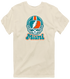 Miami Helmet Stealie Premium Unisex T-Shirt — Miami Dolphins — Sand