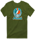 Miami Helmet Stealie Premium Unisex T-Shirt — Miami Dolphins — Military Green