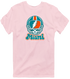 Miami Helmet Stealie Premium Unisex T-Shirt — Miami Dolphins — Light Pink
