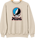 Miami Baseball Stealie Grateful Dead Crewneck — Miami Marlins — Sand