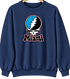 Miami Baseball Stealie Grateful Dead Crewneck — Miami Marlins — Navy