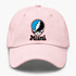 Miami Baseball Stealie Grateful Dead Dad Hat — Miami Marlins — Pink