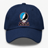 Miami Baseball Stealie Grateful Dead Dad Hat — Miami Marlins — Navy