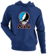 Miami Baseball Stealie Grateful Dead Hoodie — Miami Marlins — Navy