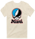 Miami Baseball Stealie Grateful Dead T-Shirt — Miami Marlins — Sand