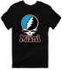 Miami Baseball Stealie Grateful Dead T-Shirt — Miami Marlins — Black