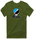 Miami Baseball Stealie Grateful Dead T-Shirt — Miami Marlins — Military Green