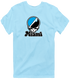 Miami Baseball Stealie Grateful Dead T-Shirt — Miami Marlins — Light Blue
