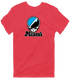 Miami Baseball Stealie Grateful Dead T-Shirt — Miami Marlins — Heather Red