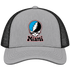 Miami Baseball Stealie Grateful Dead Trucker Cap — Miami Marlins — Heather Grey/Black