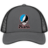 Miami Baseball Stealie Grateful Dead Trucker Cap — Miami Marlins — Charcoal/Black