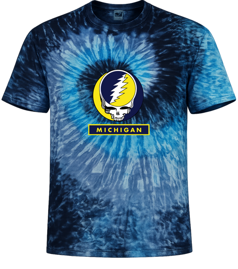University of Michigan Stealie Tie-Dye T-Shirt