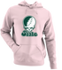 Michigan Stealie Premium Unisex Hoodie — Design: Michigan State University — Light Pink