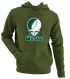Michigan Stealie Premium Unisex Hoodie — Design: Michigan State University — Military Green