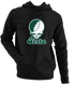 Michigan Stealie Premium Unisex Hoodie — Design: Michigan State University — Black