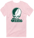 Michigan Stealie Premium Unisex T-Shirt — Design: Michigan State University — Light Pink