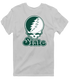 Michigan Stealie Premium Unisex T-Shirt — Design: Michigan State University — Sport Grey