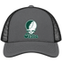 Michigan Stealie Premium Unisex Trucker Cap — Design: Michigan State University — Charcoal/Black
