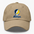 Michigan Stealie Premium Unisex Dad Hat — Design: Michigan University of — Khaki
