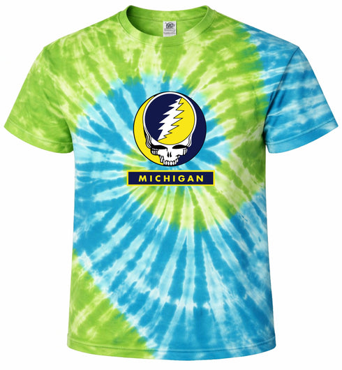 University of Michigan Stealie Tie-Dye T-Shirt