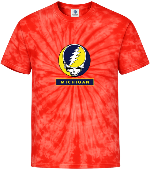 University of Michigan Stealie Tie-Dye T-Shirt