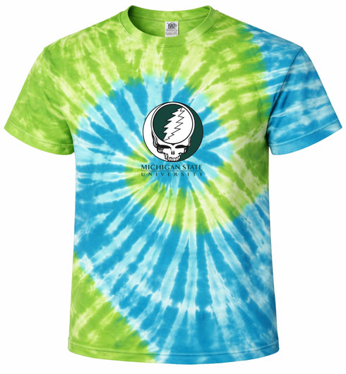 Michigan State University Stealie Tie-Dye T-Shirt