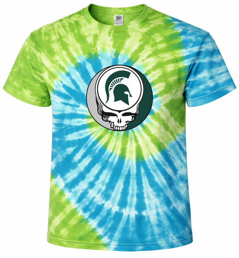 Michigan State University Stealie Tie-Dye T-Shirt