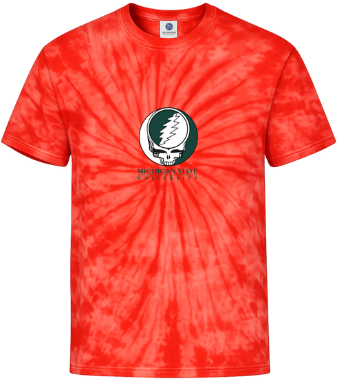 Michigan State University Stealie Tie-Dye T-Shirt