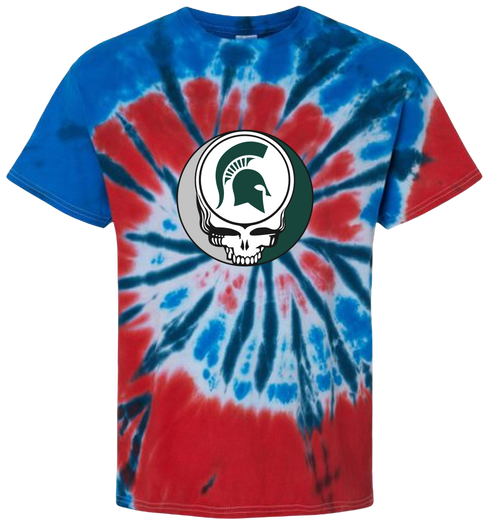 Michigan State University Stealie Tie-Dye T-Shirt