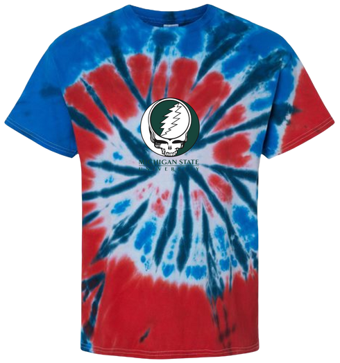 Michigan State University Stealie Tie-Dye T-Shirt