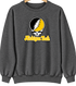 Michigan Tech Stealie Premium Unisex Crewneck — Design: Michigan Tech — Dark Heather