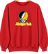 Michigan Tech Stealie Premium Unisex Crewneck — Design: Michigan Tech — Red