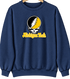 Michigan Tech Stealie Premium Unisex Crewneck — Design: Michigan Tech — Navy