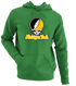 Michigan Tech Stealie Premium Unisex Hoodie — Design: Michigan Tech — Irish Green