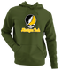 Michigan Tech Stealie Premium Unisex Hoodie — Design: Michigan Tech — Military Green