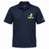 Michigan Tech Stealie Premium Unisex Polo — Design: Michigan Tech — Navy
